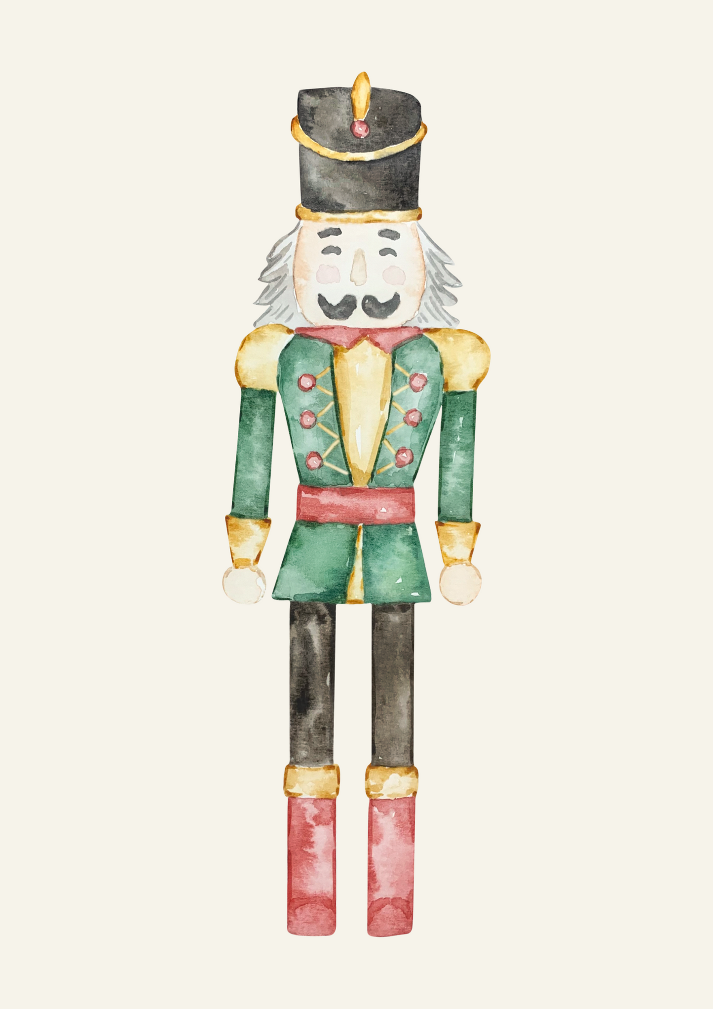 Digital Poster "Nutcracker" - 3-piece set with Nutcracker, Woman and Rabbit