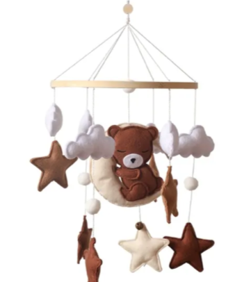Mobile „Kuschelbär in den Wolken“