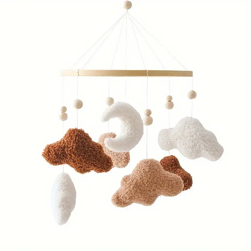 Cloud Mobile – Soft baby room decoration in natural tones