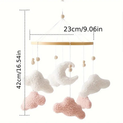 Cloud Mobile – Soft baby room decoration in natural tones