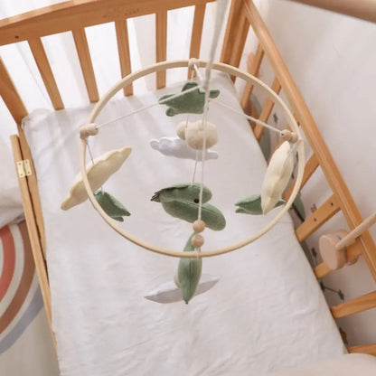 Dino Mobile – Adventurous Baby Room Decoration with Stars and Clouds