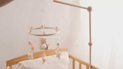 Sterneneule Mobile – Magische Babyzimmer Dekoration mit Glöckchen
